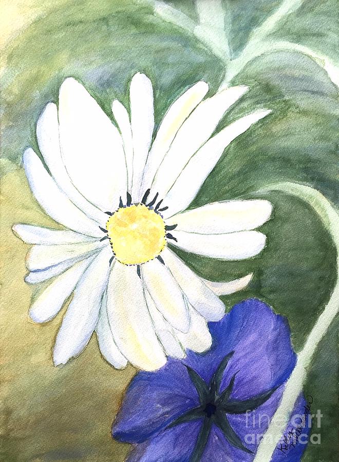 Daisey Painting by Marsha McAlexander - Fine Art America