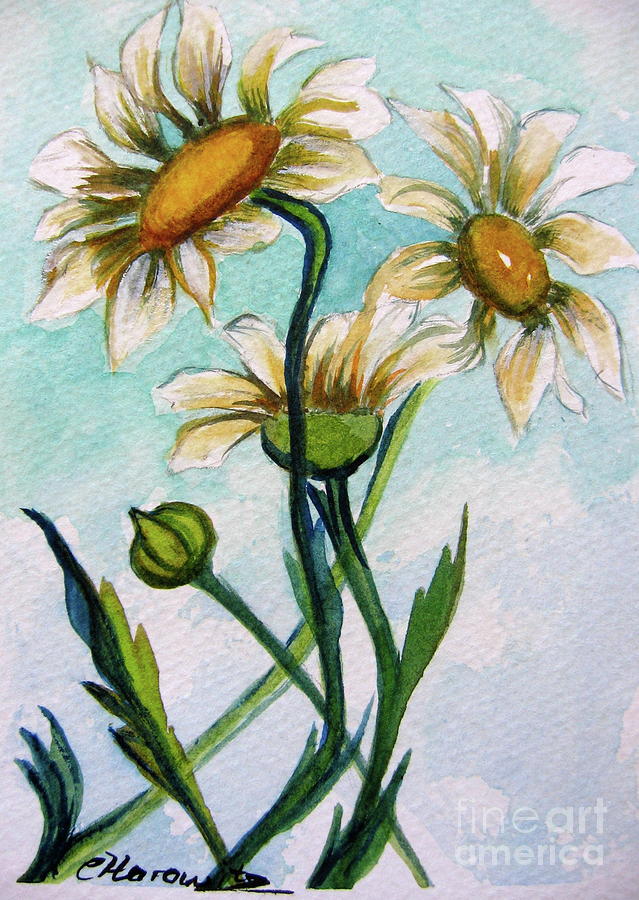 Daisies Painting by Cheryl Harawitz - Fine Art America