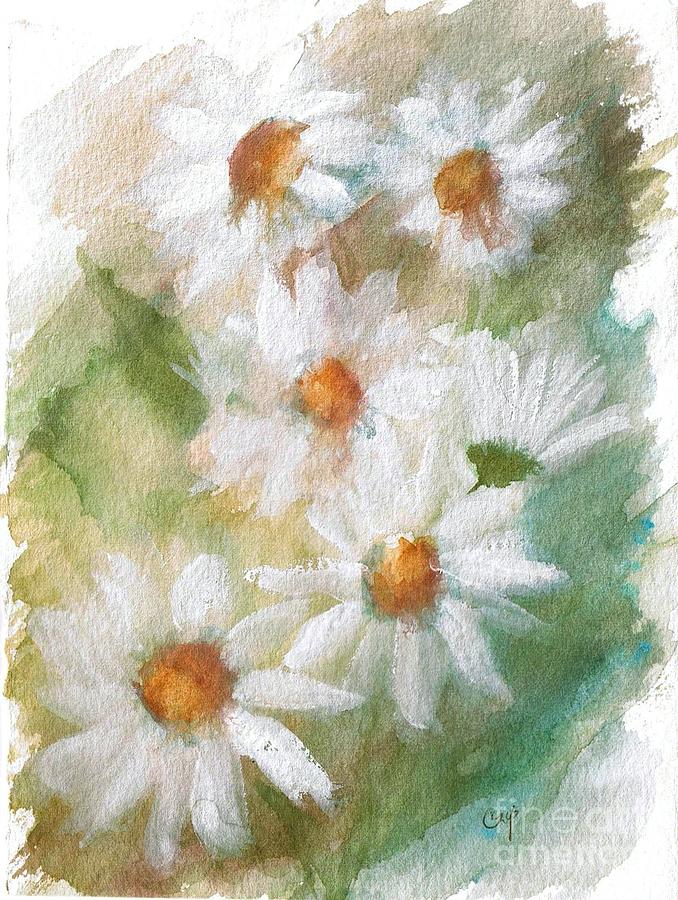 Daisies Painting by Irene Czys