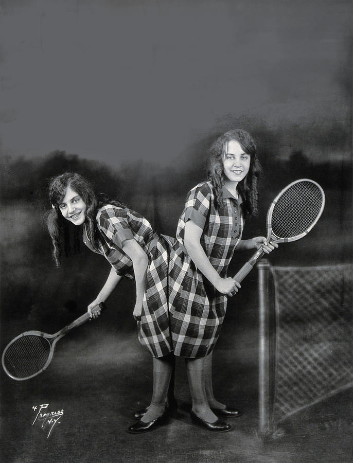 Daisy and Violet Hilton Painting by Unknown