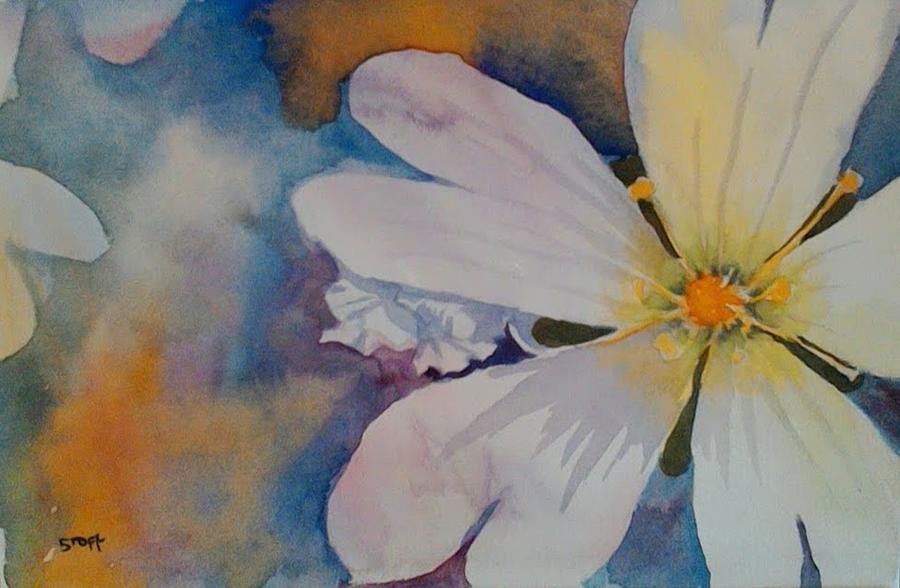 Daisy Painting by Sandie Croft