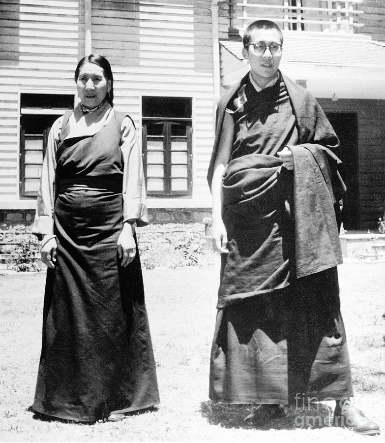 Dalai Lama And Mother Photograph by Bettmann Dalai Lama And Mother Photograph by Bettmann