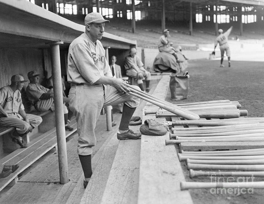 Dale Alexander Deciding On A Baseball Photograph by Bettmann