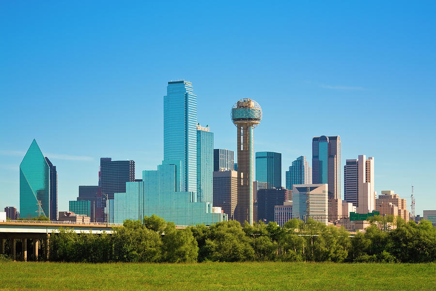 Dallas City Skyline, Texas Photograph by Dszc