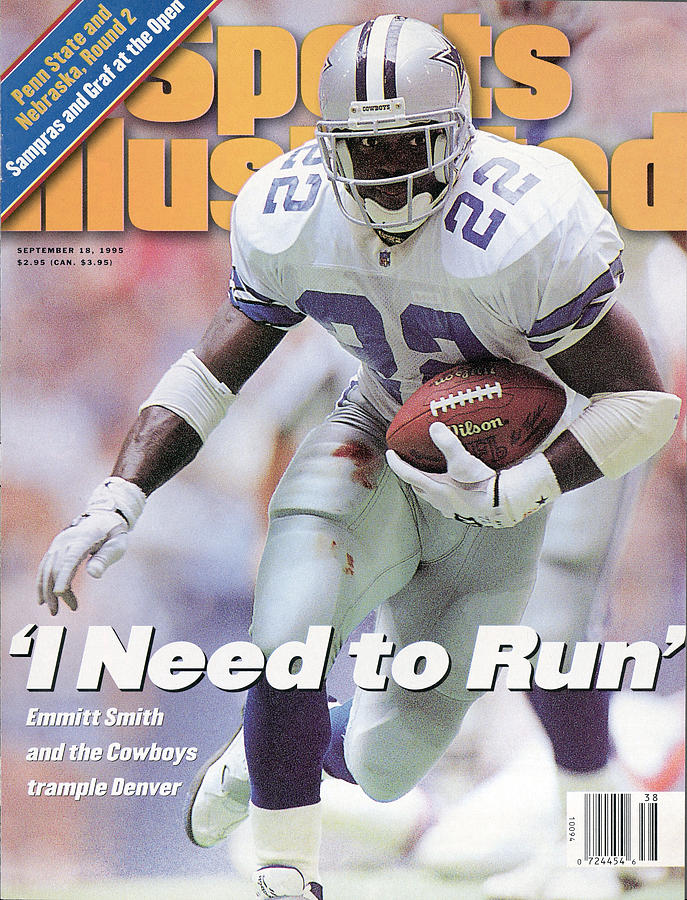 Dallas Cowboys Emmitt Smith... Sports Illustrated Cover Photograph by Sports Illustrated