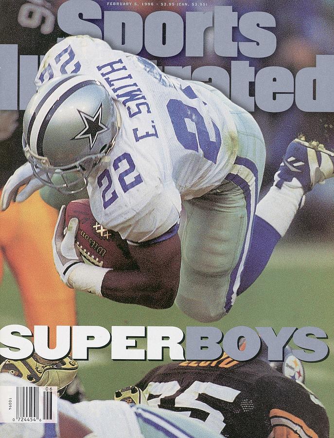 Dallas Cowboys Emmitt Smith, Super Bowl Xxx Sports Illustrated Cover Photograph by Sports Illustrated
