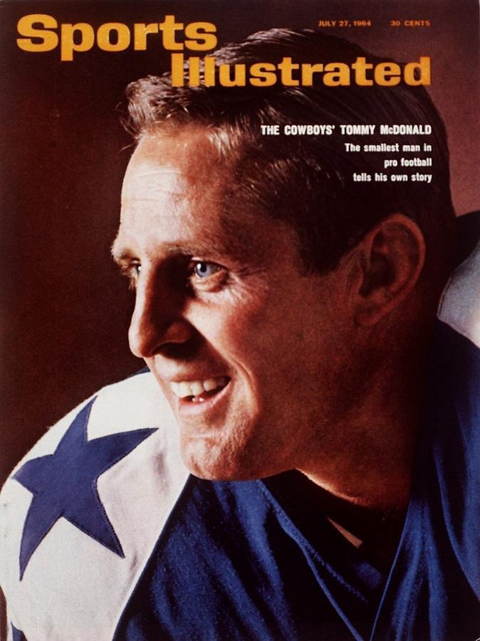 Dallas Cowboys Tommy Mcdonald Sports Illustrated Cover Photograph by Sports Illustrated