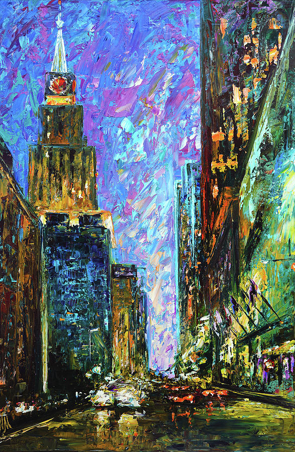 Dallas Downtown Painting By Natasha Mylius Fine Art America