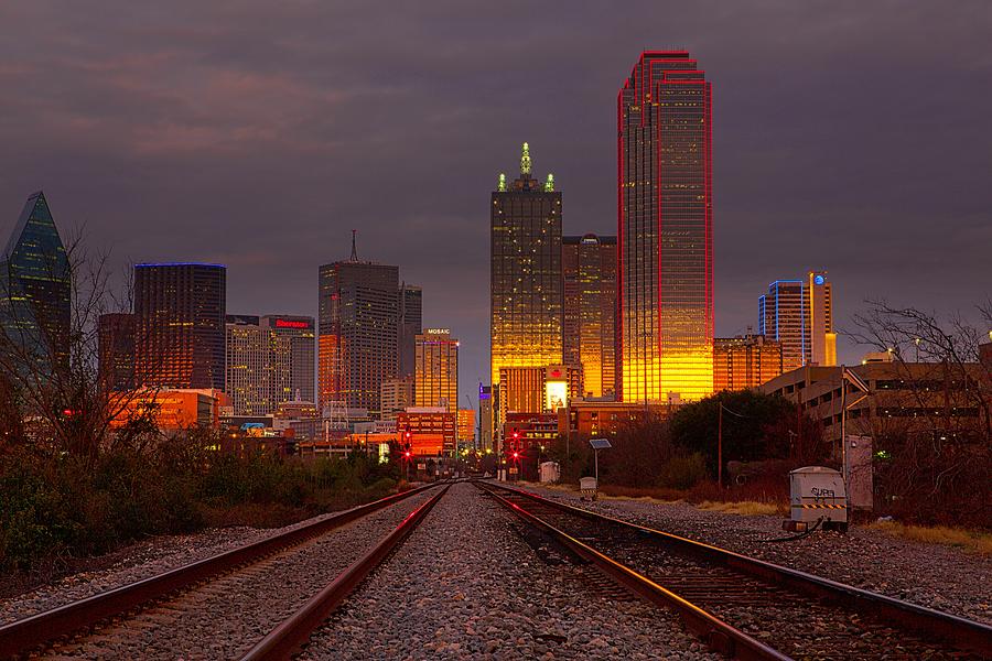 Dallas Sunset Photograph by John Babis