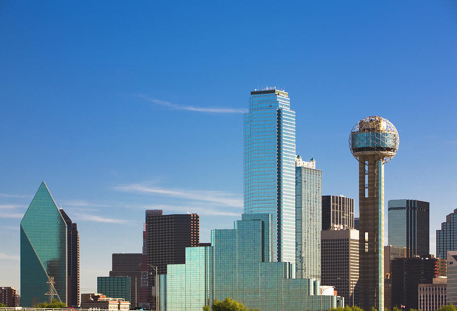 Dallas Texas City Skyline Cityscape Photograph by Dszc