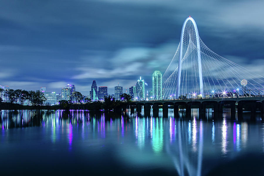 Dallas Trinity Skyline Photograph by John Tucker - Fine Art America