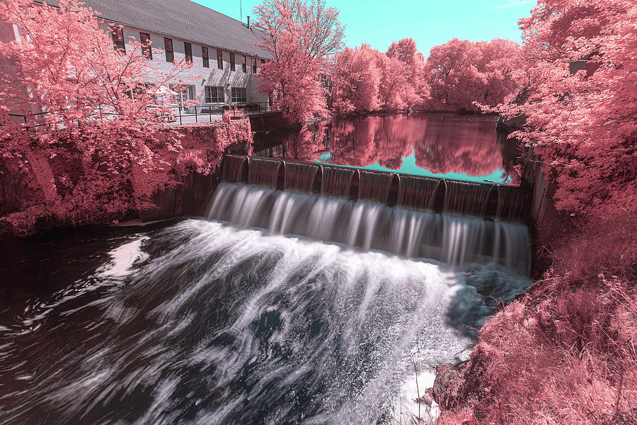 Dam Infrared Photograph by Brian Hale