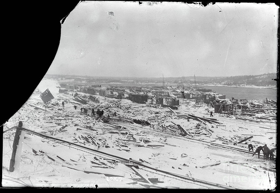 Damaged City Of Halifax Photograph by Bettmann