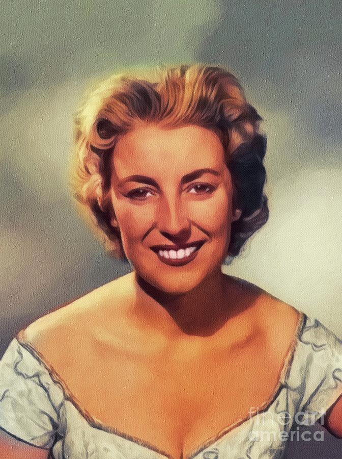 Dame Vera Lynn, Music Legend Painting by Esoterica Art Agency