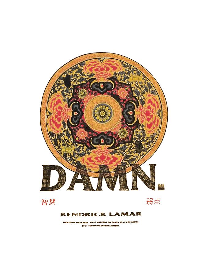 Kendrick Lamar Digital Art - Damn lamar by Govind Banara