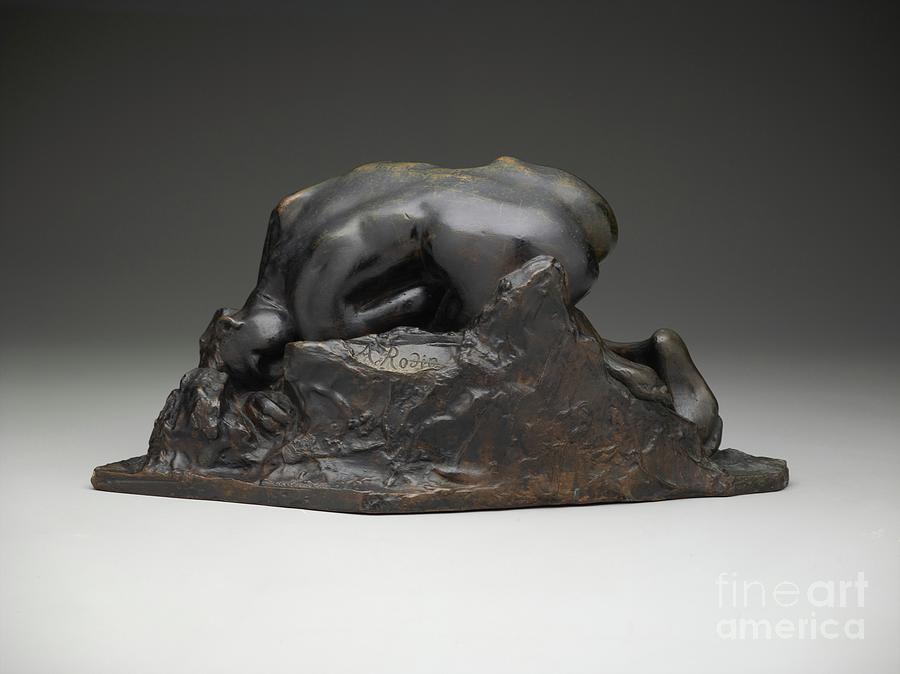 Auguste Rodin Photograph - Danaid, 1885 by Auguste Rodin