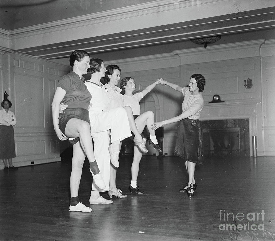 Dance Class, 1936 Photograph by Harris & Ewing