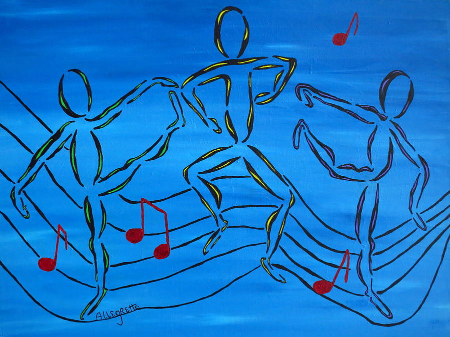 Dance Fever 2 Painting by Pamela Allegretto