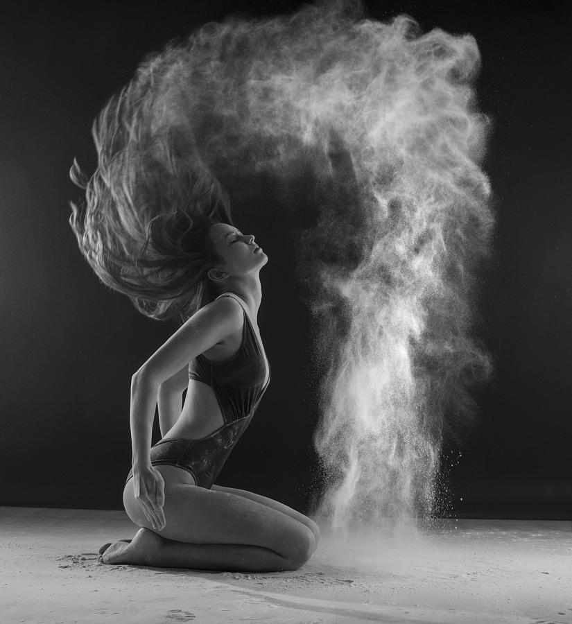 Black And White Photograph - Dance by Gabor Kanovits