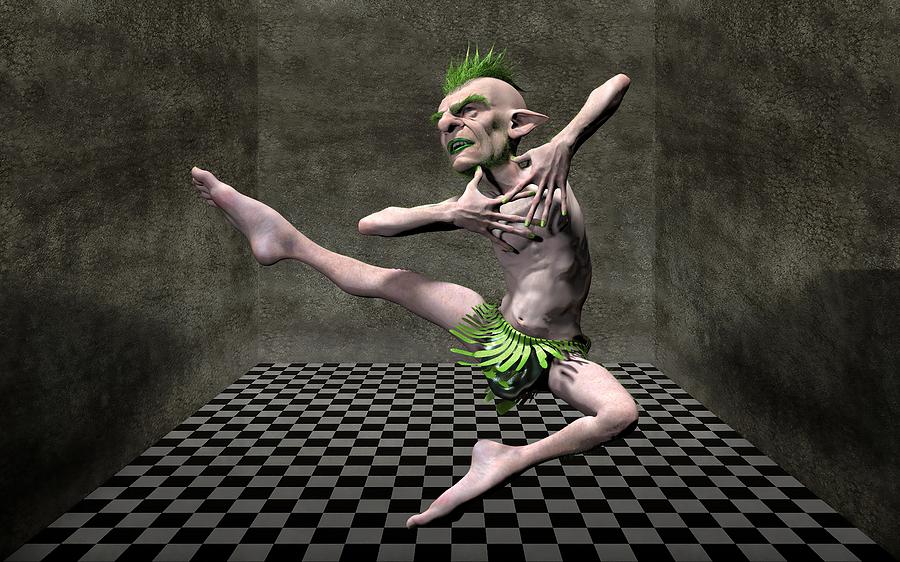 Dance Goblin Digital Art
