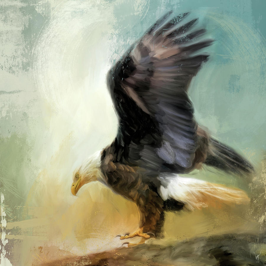 Dance Of The Bald Eagle Painting by Jai Johnson