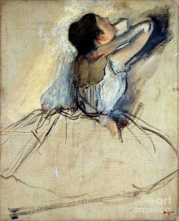 Dancer, C1874. Artist Edgar Degas Drawing by Heritage Images
