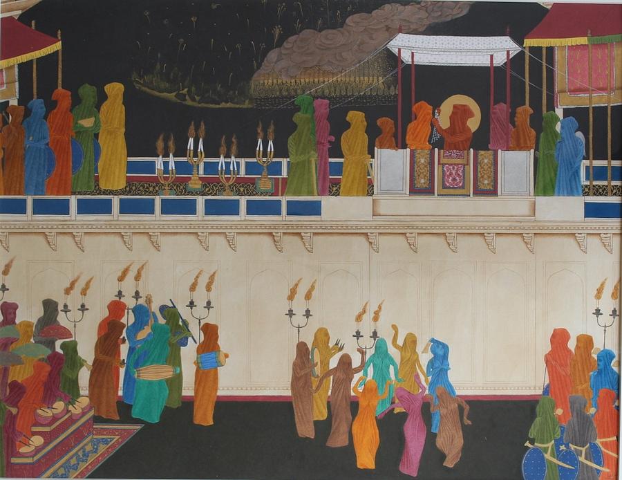 Shah Jahan Painting - Dancer from Padshanama by Ali BaBa