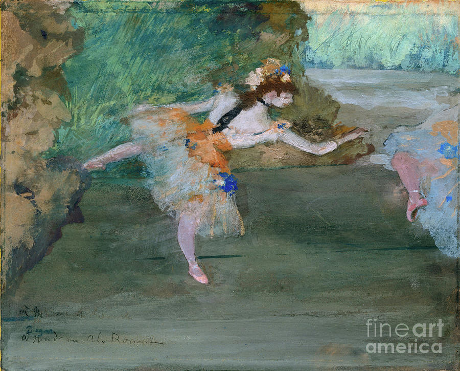 Dancer Onstage Drawing by Heritage Images