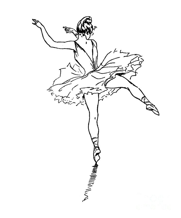 Dancer,Ballet, Ballerina,Drawing Drawing by David Millenheft