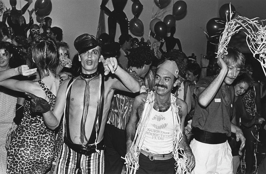 Dancers At The Opening Of Fiorucci Photograph by George Rose