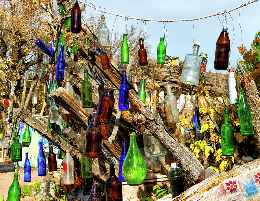Dancing Bottles On The Turquoise Trail Photograph
