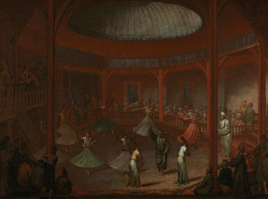 Dancing Dervish Painting by Jean Baptiste Vanmour