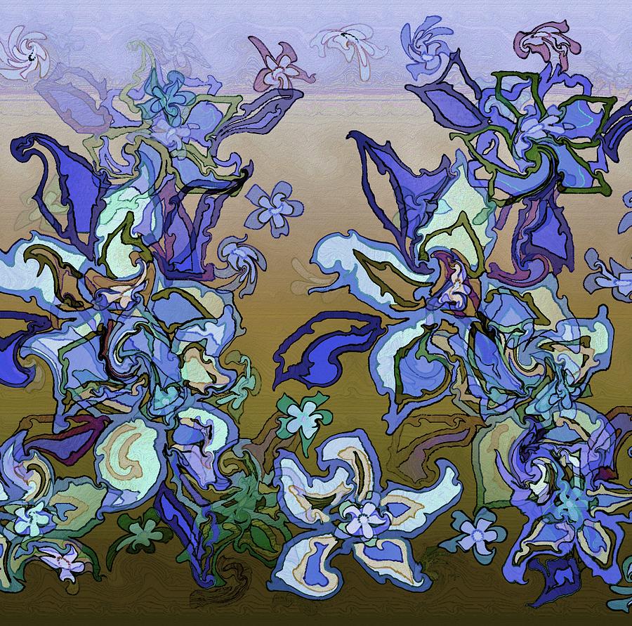 Dancing Flowers Mixed Media by Natalie Holland