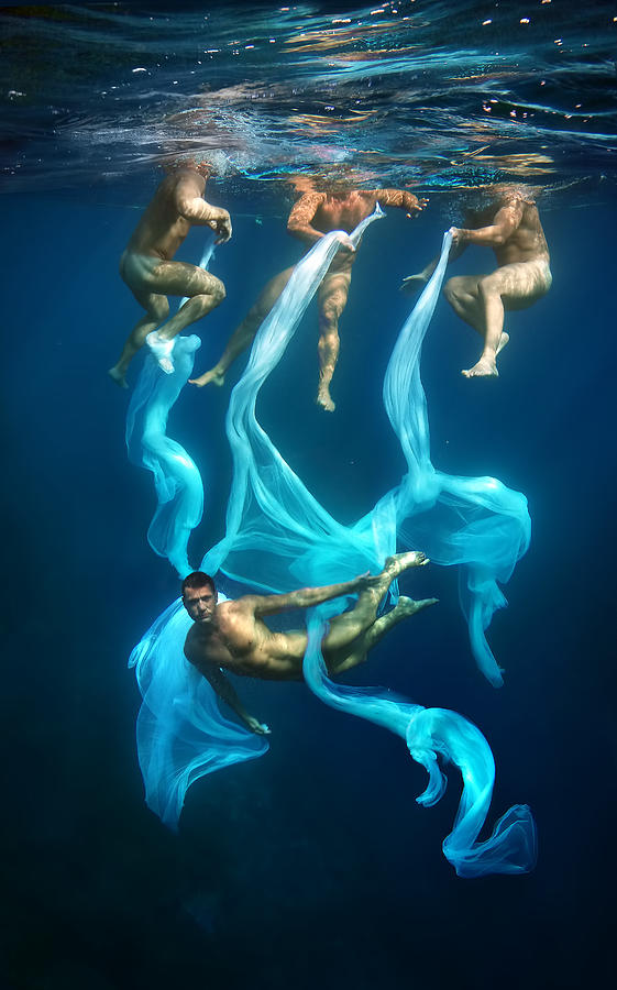 Dancing In Blue Photograph by Ddiarte