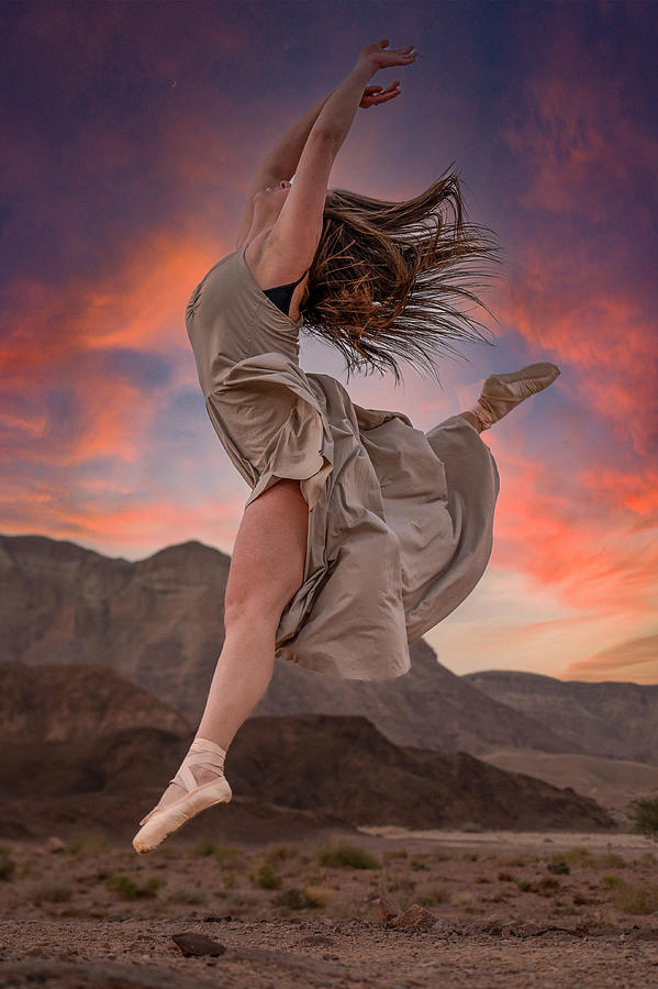 Dancing In The Desert Photograph by Ronen Rosenblatt