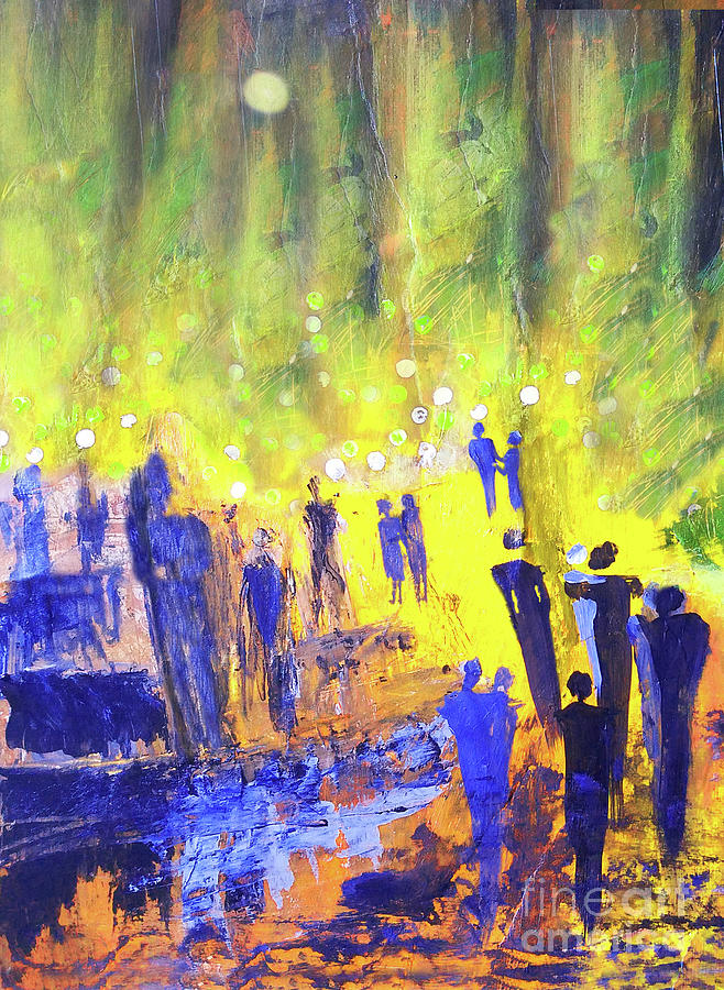 Dancing in the Moonlight 300 Painting by Sharon Williams Eng