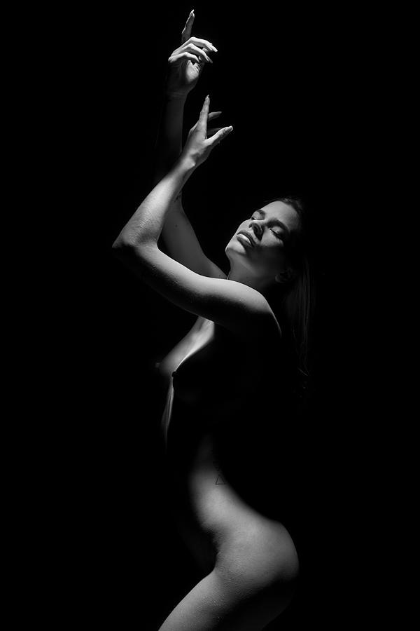 Nude Photograph - Dancing Nude by Joan Gil Raga