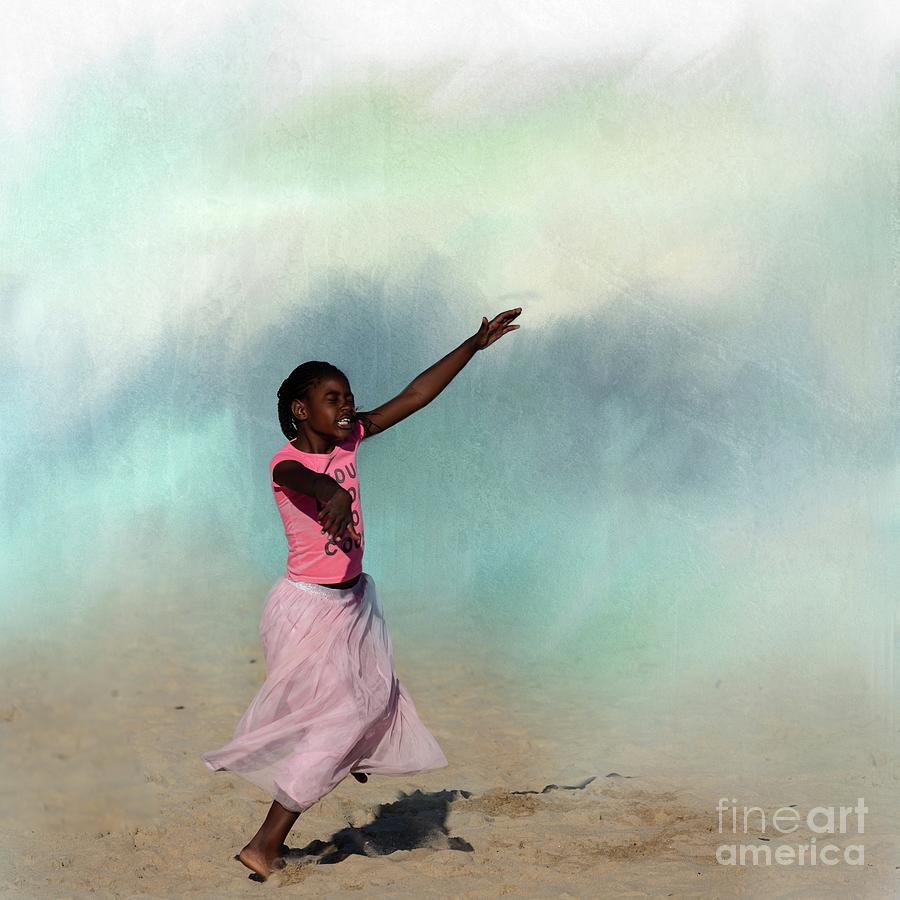 Dancing on the Beach Photograph by Eva Lechner