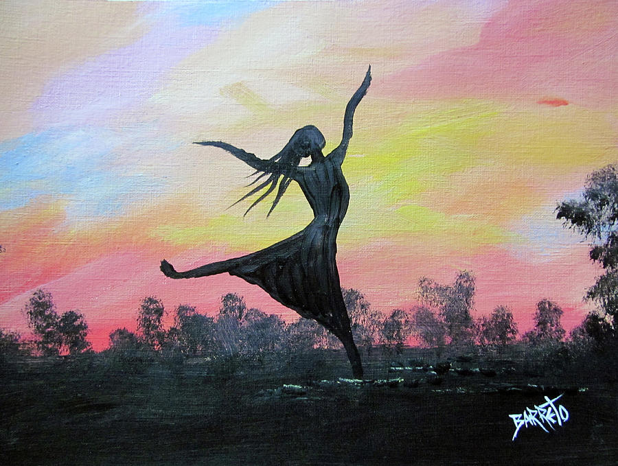 Dancing With Colors Painting by Gloria E Barreto-Rodriguez