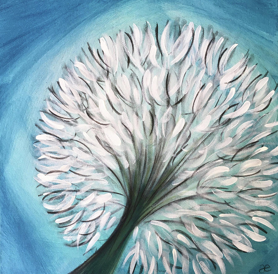 Dandelion Promises Painting by Anna Elkins