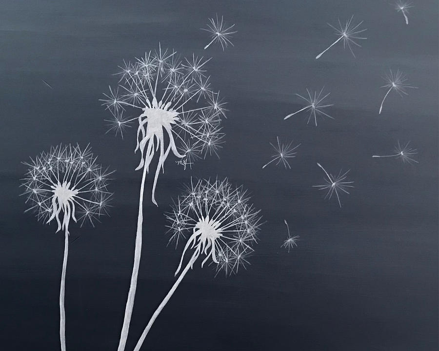 How to Draw a Dandelion & Create a Dandelion Painting - Arty