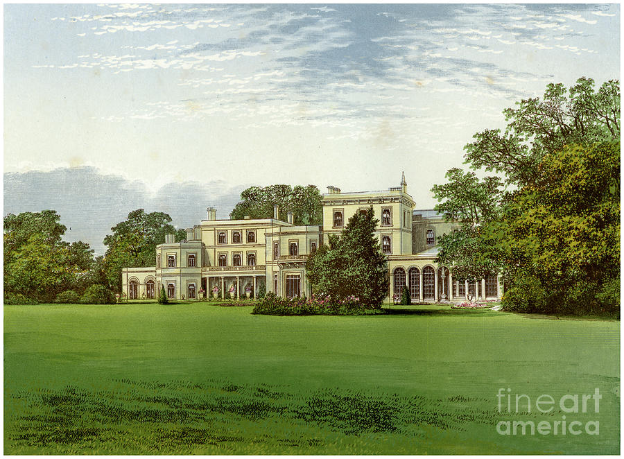 Danesfield House, Buckinghamshire, Home Drawing by Print Collector