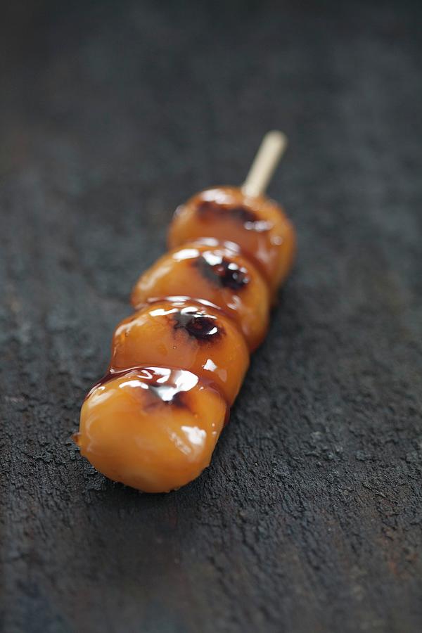 Dango - Mochi In Caramelised Soy Sauce japan Photograph by Martina Schindler