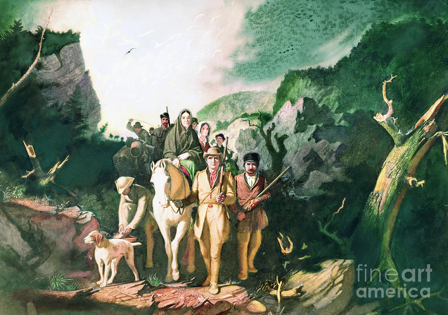 Daniel Boone Entering Cumberland Gap Photograph by Bettmann