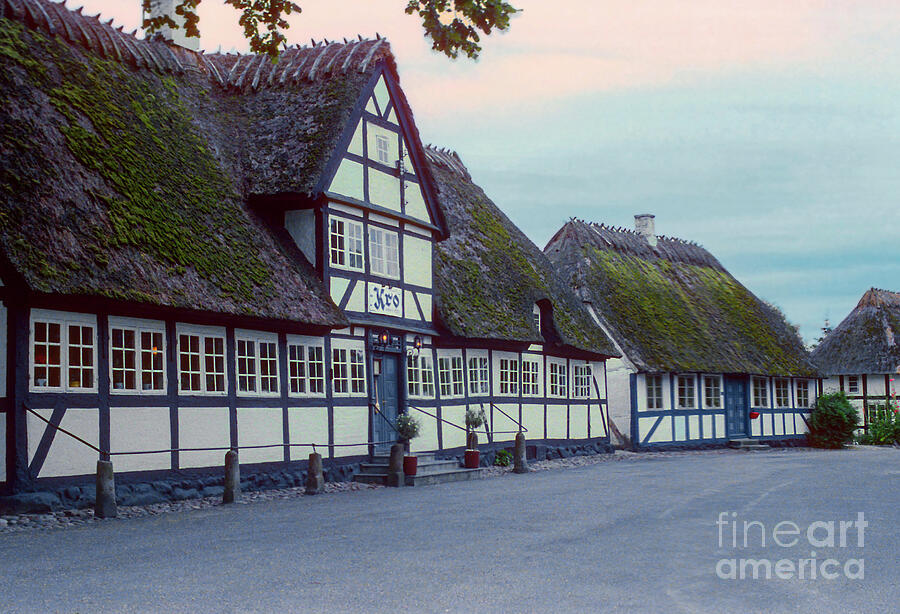 Architecture Photograph - Danish Thatches by Bob Phillips