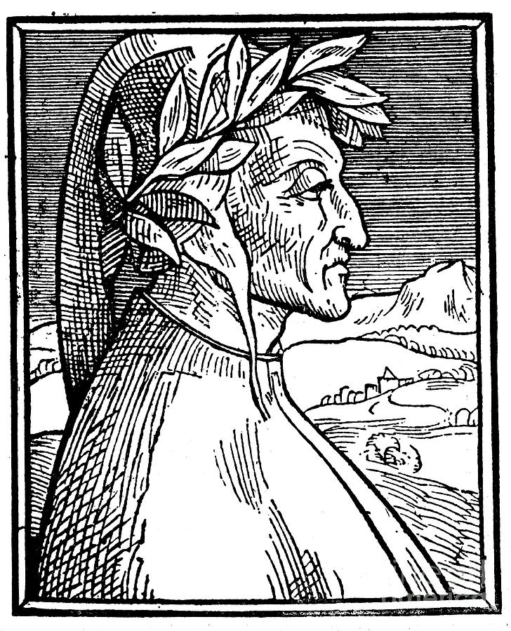 Dante Alighieri 1265-1321, Italian Drawing by Print Collector