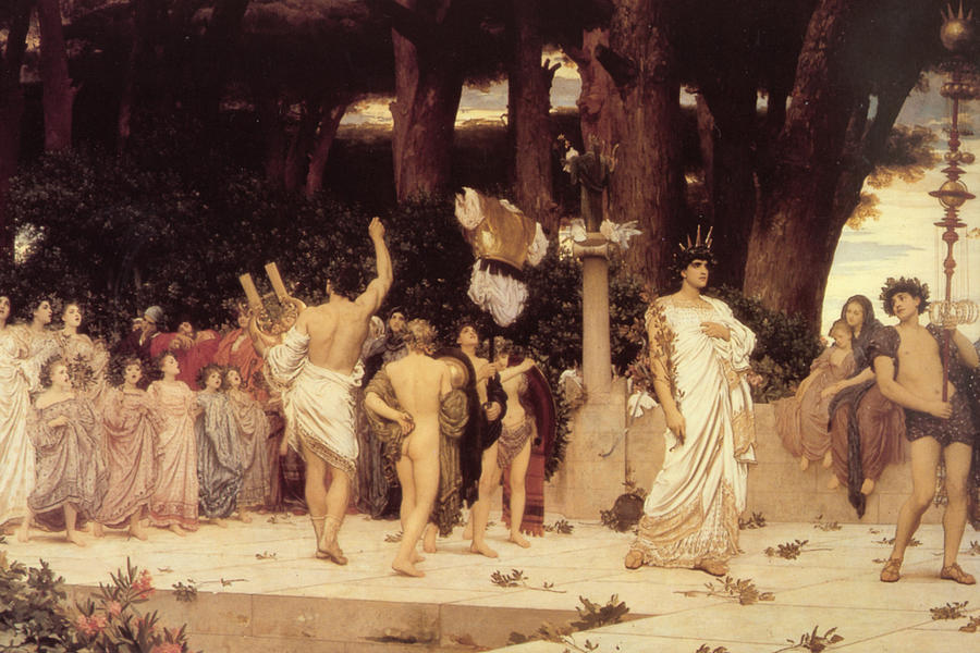 Daphnephoria Painting by Lord Frederick Leighton - Fine Art America