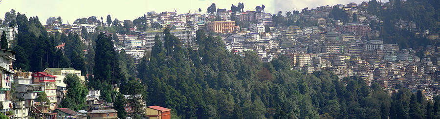 Darjeeling Panorama Photograph by Copyright Wild Vanilla