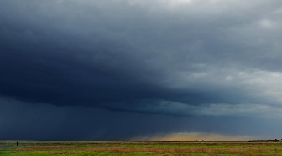 Dark And Dramatic Kansas Rain Photograph