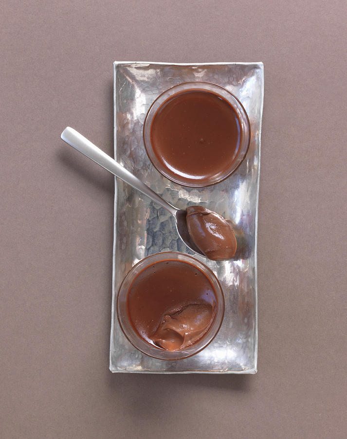 Dark Chocolate Cream With Tonka Beans Photograph by Grfe & Unzer Verlag / Nicolas Leser